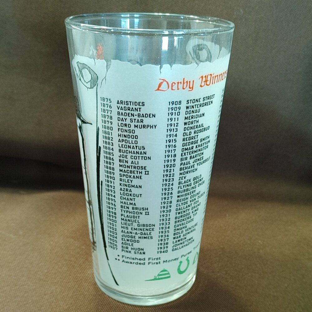 1973 Kentucky Derby Commemorative Mint Julep Glass – Secretariat Victory - Picture 3 of 4